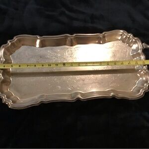 Elegant Silver Serving Tray